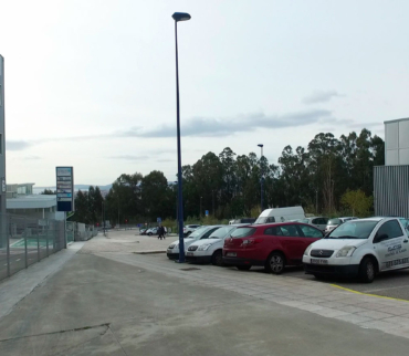 Aparcamiento Exterior en Espaciogeo Vigo