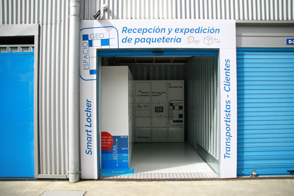 Servicio Smart Locker para clientes Espaciogeo