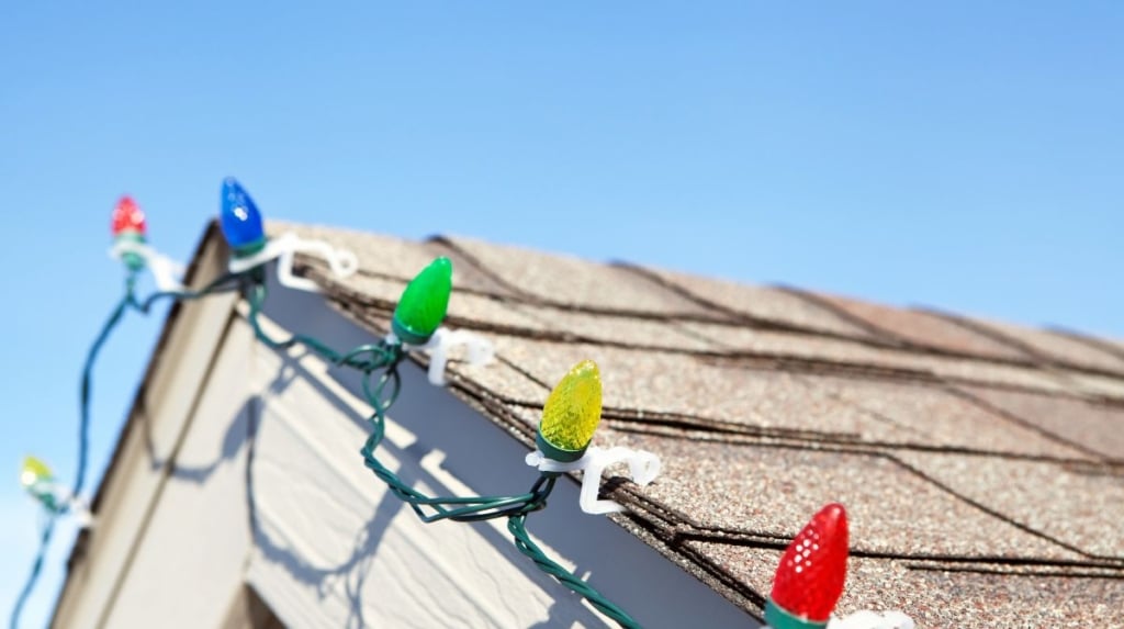 ganchos para luces de navidad